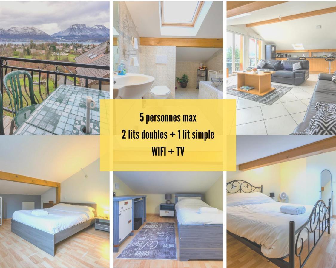 Cabana & Panorama Lac Annecy -Parking & Terrasse سُفرييه المظهر الخارجي الصورة