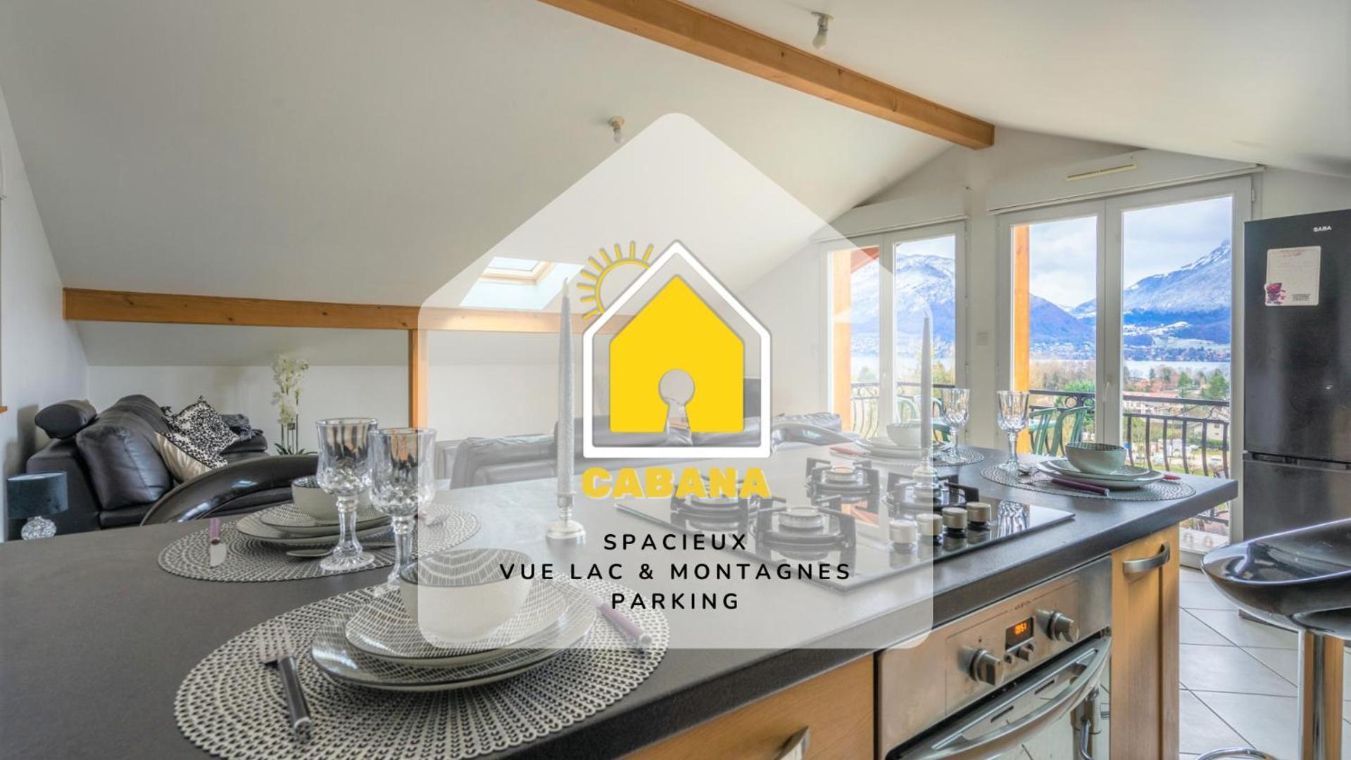 Cabana & Panorama Lac Annecy -Parking & Terrasse سُفرييه المظهر الخارجي الصورة